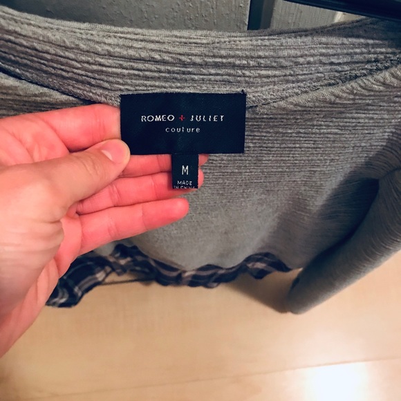 Gray/flannel sweatshirt. - Picture 2 of 2